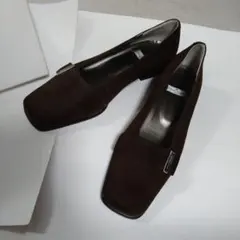courreges スエード ブラウン シューズ