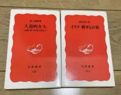岩波新書 2冊セット 人道的介入 イラク戦争と占領