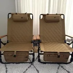 送料込】DOD YUTORI CHAIR ユトリチェア 2脚セット タンカラー - メルカリ