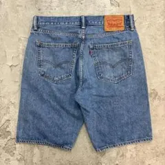 Levi's　505　デニムショーツ　W33　インディゴ　古着のサムネイル