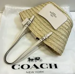 美品＊COACH コーチ カゴバッグ ラージトートのサムネイル