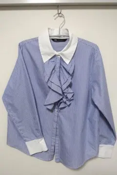 ZARA ストライプシャツ