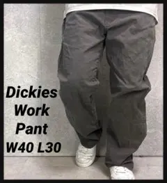 ディッキーズ　グレー　ダックワークパンツ　ビックサイズW40 L30のサムネイル