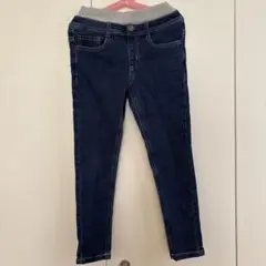 ダークブルー スリムフィットパンツ 130 インディゴ スキニー