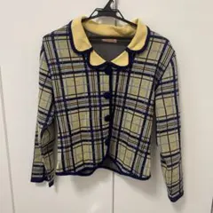 レトロ　ジャケット　チェック