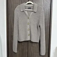 GAP クロップドニットカーディガン Lサイズ