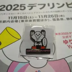 非売品　東京2025デフリンピック　競技　柔道　ピンバッジ