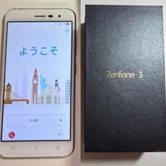 ASUS Zenfone 3 ZE520KL ジャンク 動作確認済 箱・充電器付