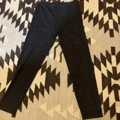 UNIQLO キッズ スパッツ 120 黒白ドット