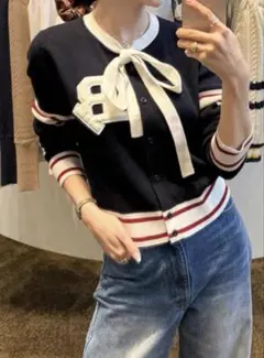 タグ有Bibiy. B. SAILOR KNIT セーラーニット ホワイト - メルカリ