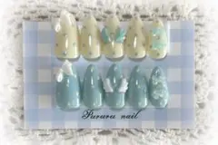 水色 ウィッシュコアネイル オーダーページ