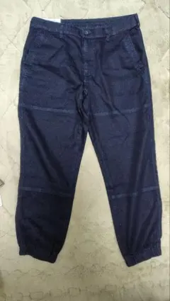 ユニクロ デニムジョガーパンツ 標準丈 L