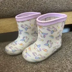 유니콘 패턴 키즈 레인부츠 14.0cm