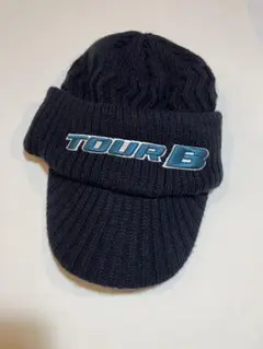 TOUR B ニット帽 フリーサイズ ダークブルー