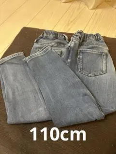 ヒートテック　デニム　110 2個セット　ズボン　ブルー　ストレッチ　ユニクロ