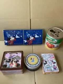 ディズニーキャラクター　ミッキーマウス 空き缶 5個セット