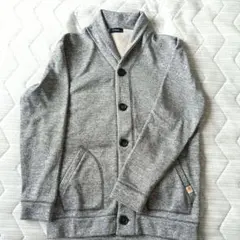 Navy. ショールカラー カーディガン グレー XL