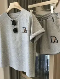 【✨DRロゴ　セットアップ✨】 半袖シャツ&パンツ　ルームウェア