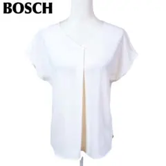 【美品】BOSCH 38 フロントタックブラウス とろみプルオーバー 半袖のサムネイル