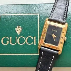 ☆希少モデル！GUCCI 2600Lアイボリーグリーンレディース腕時計動作