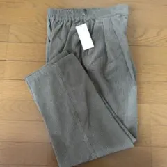 コーデュロイワイドパンツ