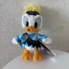 2017ディズニーハロウィンドナルドダック ぬいぐるみ バッジ約15cm