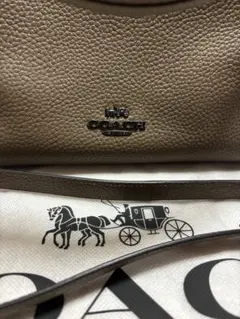 COACH 2WAY ショルダーバッグ グレージュ