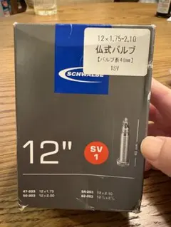 SCHWALBE インナーチューブ 12インチ SV1 仏式40mmストライダーのサムネイル