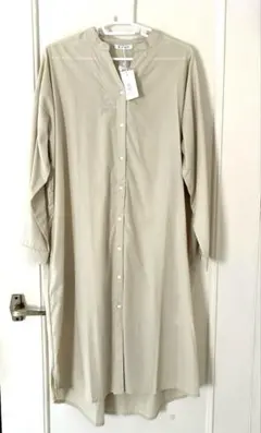 ☆iro no hi イロノヒ☆ベージュ長袖シャツワンピース
