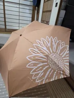 mabu 折りたたみ傘 晴雨兼用 ひまわり柄のサムネイル