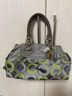 希少・レア] COACH 2way 巾着 ショルダーバッグ 花柄 - メルカリ