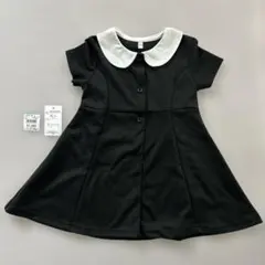黒ワンピース　冠婚葬祭　90サイズ　フォーマル