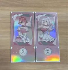 にじさんじ 7th Anniversary チケット風カード 椎名唯華　笹木咲