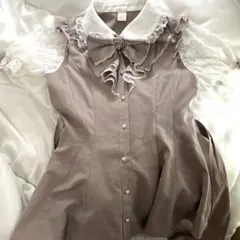 Secrethoney レースラッフルセットアップ ピンク 半袖