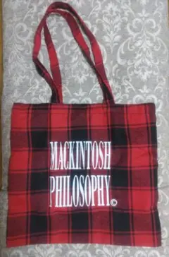 MACKINTOSH PHILOSOPHY チェック トートバッグ