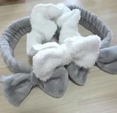 リボン付き　ヘアバンド　3点セット