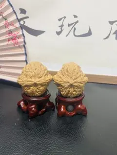 新入荷❤️No.773❤️文玩くるみ（文玩核桃） 紅皮四座楼 - メルカリ
