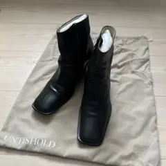 UNTISHOLD Naty -5 Leather / Black レザーブーツのサムネイル