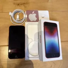 iPhone SE (第3世代) PRODUCT(RED) 本体　付属品あり