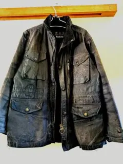 Barbour (バブアー)ブラック ミリタリージャケット