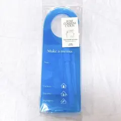 【未使用】スリーコインズ　スリコ　ドアノブサインプレート　ブルーのサムネイル