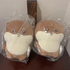 ナガノのカワウソ　ぬいぐるみC、D賞2点セット