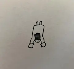 消しゴムはんこ/空飛ぶ女の子