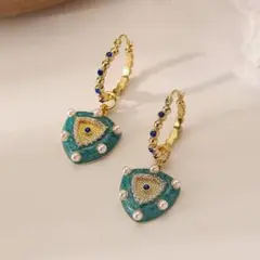 saleラブペンダント オイル滴るロングピアス 取り外し可能 2way