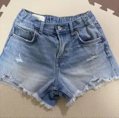 ★美品★ ZARA キッズ デニムショートパンツ 11-12