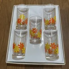 【ポメロ プロフ見て頂いてから購入お願い様専用】【未使用】昭和レトログラス
