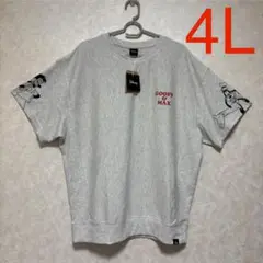 【新品タグ付き】 グーフィーGOOFY & MAX 半袖Tシャツ グレー　4L