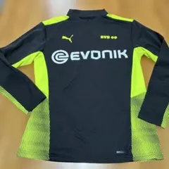 PUMA BVB 09 トレーニングウェア M 黒/蛍光イエロー