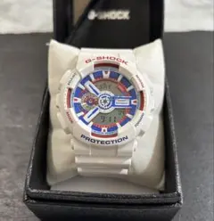 CASIO G-SHOCK GA-110TR トリコロールカラー ホワイト稼働品のサムネイル