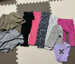 【サイズ100】 女の子　パンツ　レギンス　まとめ売り8本　エニファム　ユニクロ